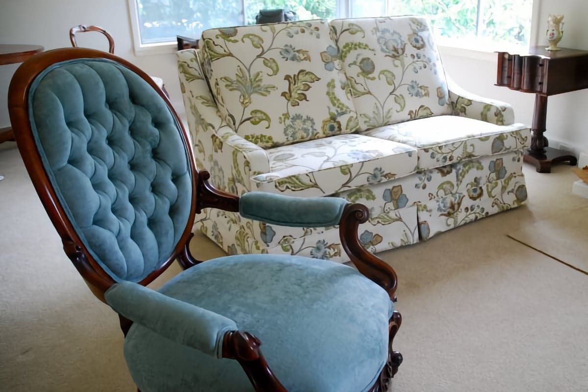 Antique chairs and couch